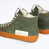 ORIGINAL LC17 | Suede Military Green - High Top - Men